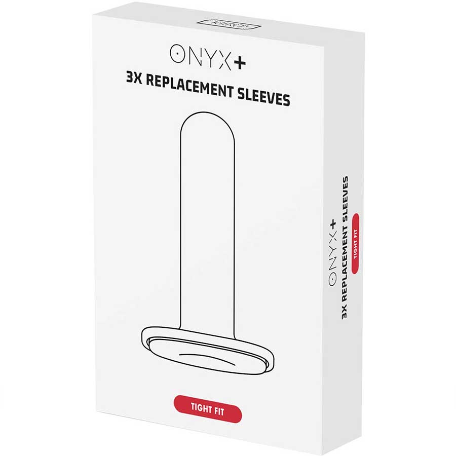 Kiiroo Onyx+ Replacement Sleeve 3 Per Pack - Tight Fit - White Accessories