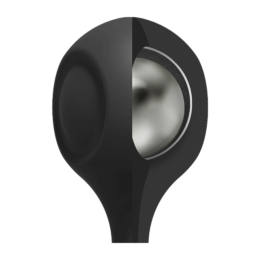 Kink Anal Essentials 13.5 Inch Weighted Black Silicone Beaded Anal Balls Anal Sex Toys