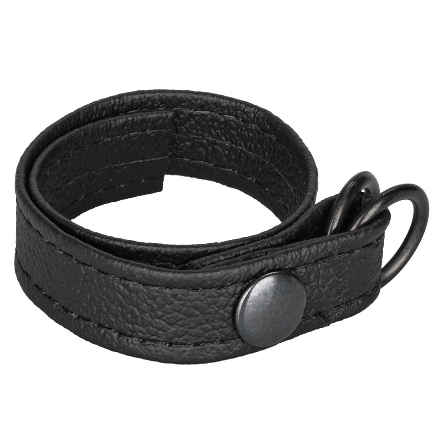 Leather Cinch Adjustable Cock Ring by Cal Exotics Cock Rings