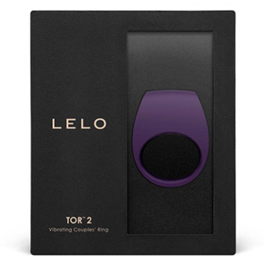 Lelo Tor 2 Multi Speed Vibrating Silicone Cock Ring for Couples Lelo Tor 2 Multi Speed Vibrating Silicone Cock Ring for Couples