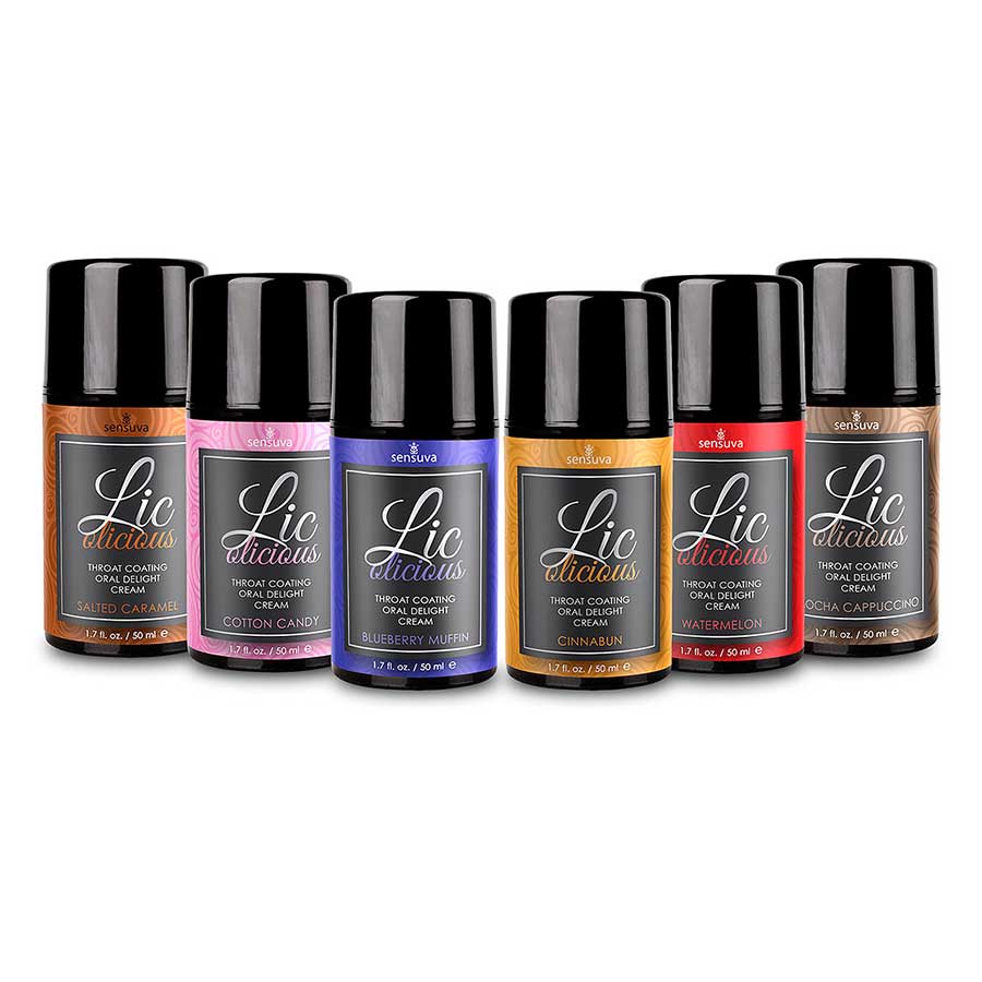 Lic-O-Licious Throat Coating Flavored Oral Sex Cream 1.7 oz Oral Enhancer