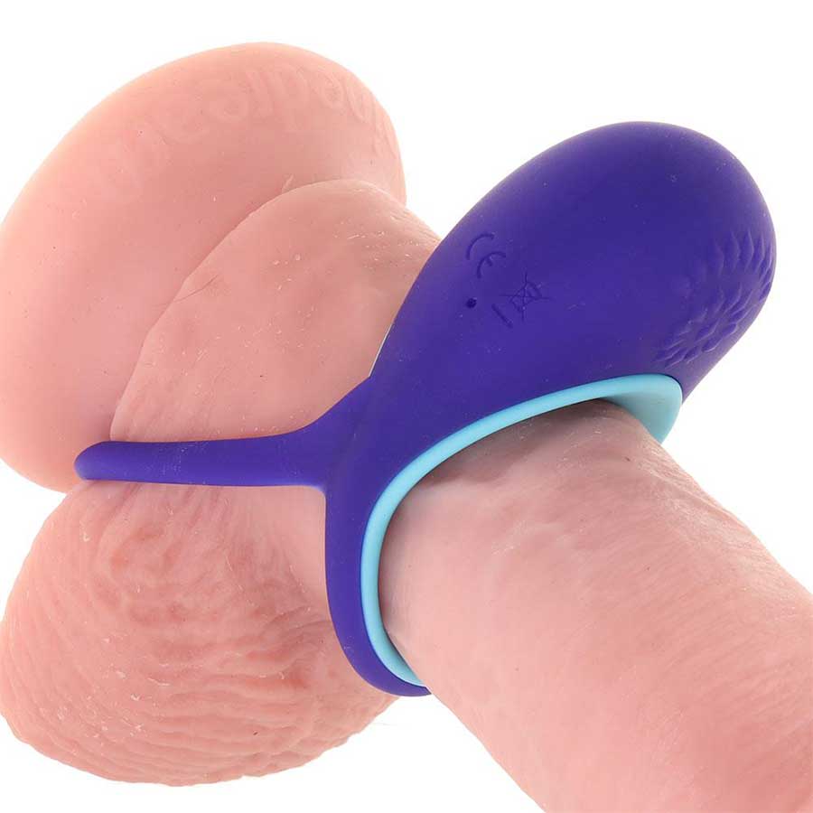 Ultra-Soft Link Up Alpha Vibrating Dual Cock Ring by Cal Exotics Ultra-Soft Link Up Alpha Vibrating Dual Cock Ring by Cal Exotics