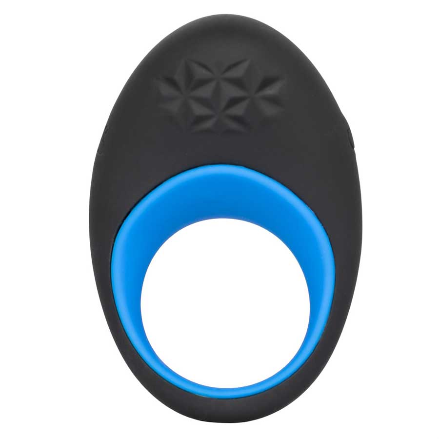 Link Up Max Vibrating Silicone Cock Ring by Cal Exotics Black/Blue Cock Rings
