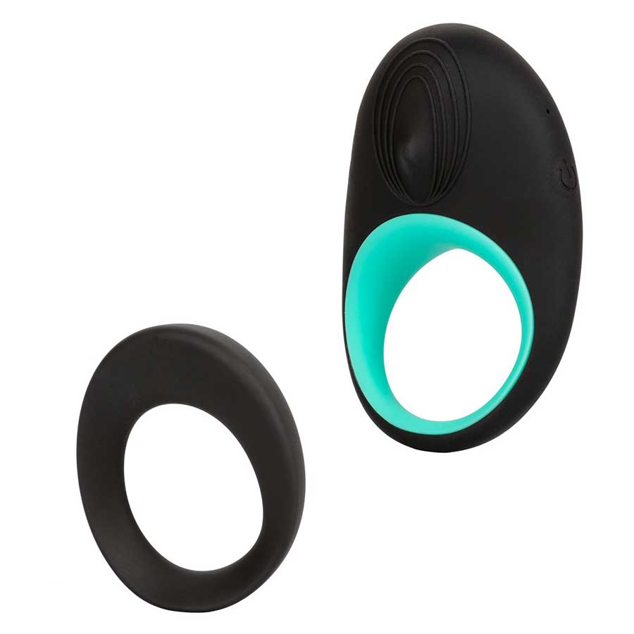 Link Up Pinnacle Silicone Vibrating Cock Ring | Rechargeable 10 Speed Gyrating Couples Toy Cock Rings
