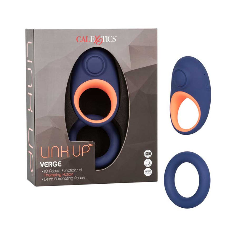 Link Up Verge Vibrating Silicone Cock Ring by Cal Exotics Cock Rings