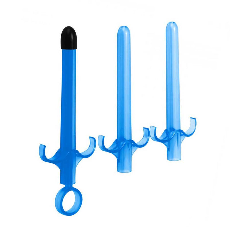 Lubricant Launcher Blue 3 Pack by Trinity Vibes Lube Launcher
