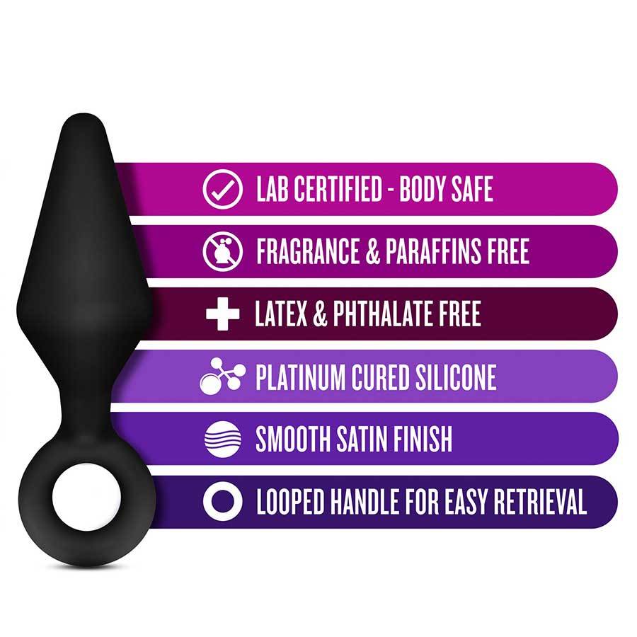 Luxe Night Rimmer Beginner Butt Plug Kit by Blush Novelties Luxe Night Rimmer Beginner Butt Plug Kit by Blush Novelties