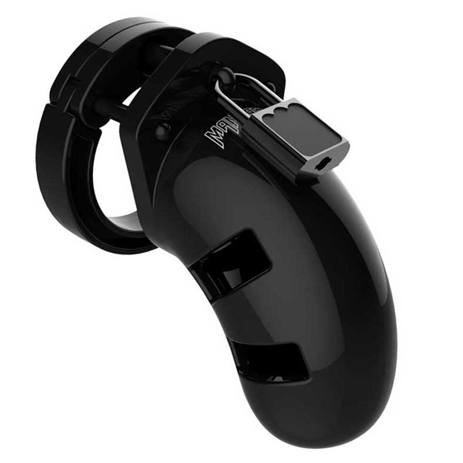 Man Cage 3.5 Inch Model 01 Male Chastity With Lock Chastity Black