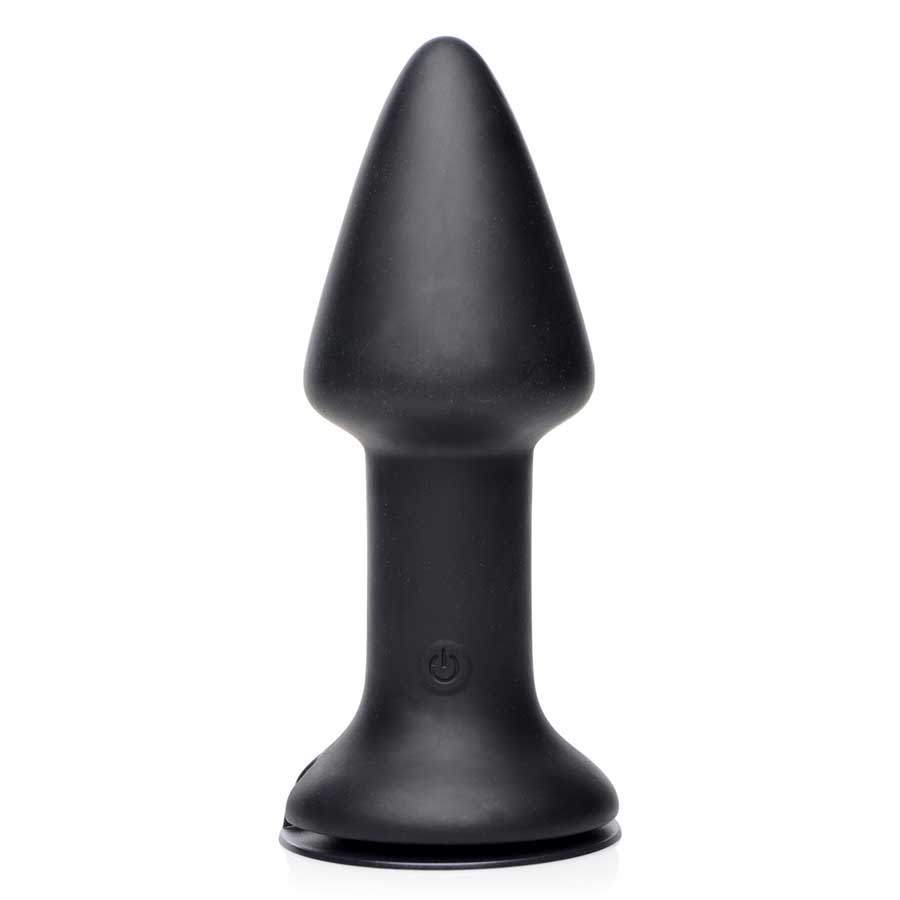 Mega Spade 10x Vibrating XL Silicone Butt Plug by Master Series Anal Sex Toys