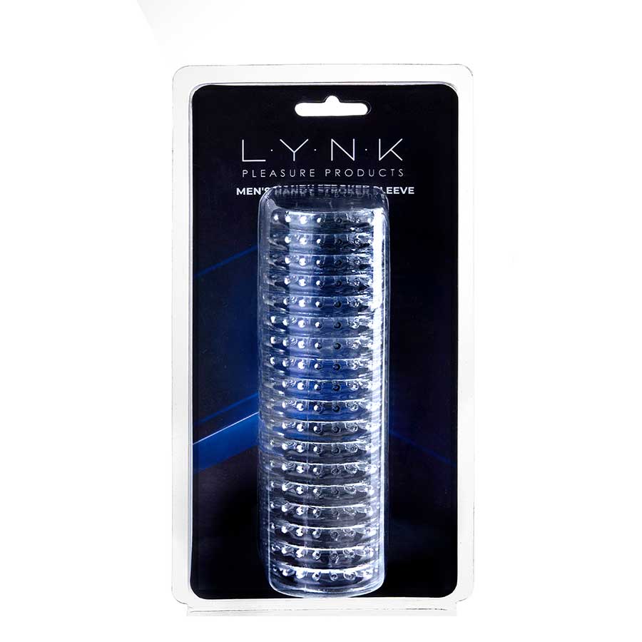 Men's Handy Stroker Sleeve by Lynk Pleasure | Clear Male Masturbator Men's Handy Stroker Sleeve by Lynk Pleasure | Clear Male Masturbator