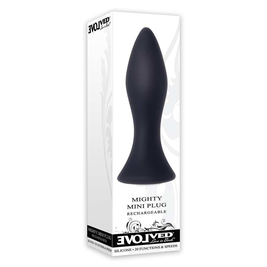 Mighty Mini Rechargeable 20 Speed Silicone Anal Plug Anal Sex Toys