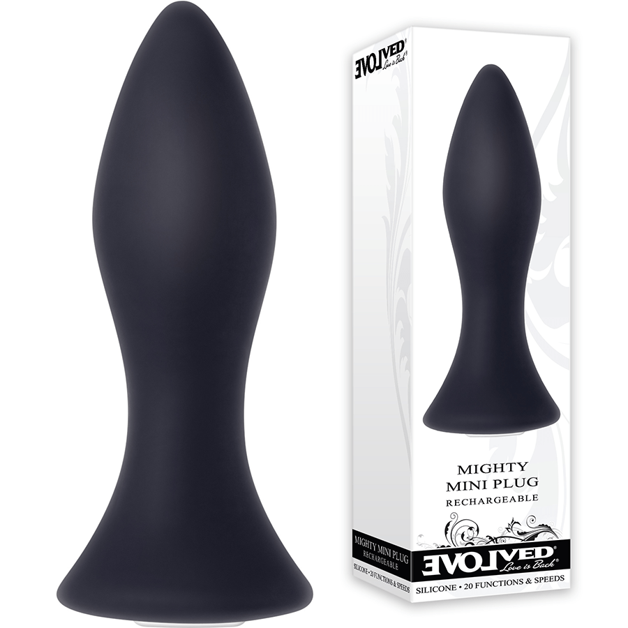 Mighty Mini Rechargeable 20 Speed Silicone Anal Plug Anal Sex Toys