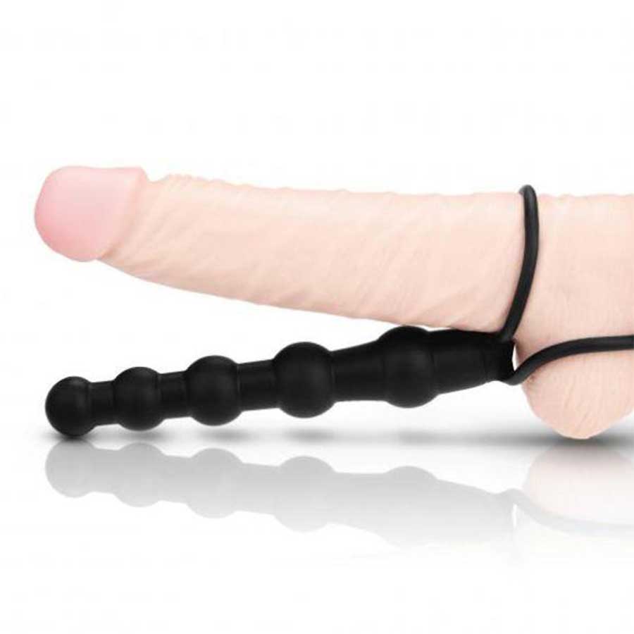 Mojo Bumpy Black Silicone Double Penetration Cock Ring Cock Rings