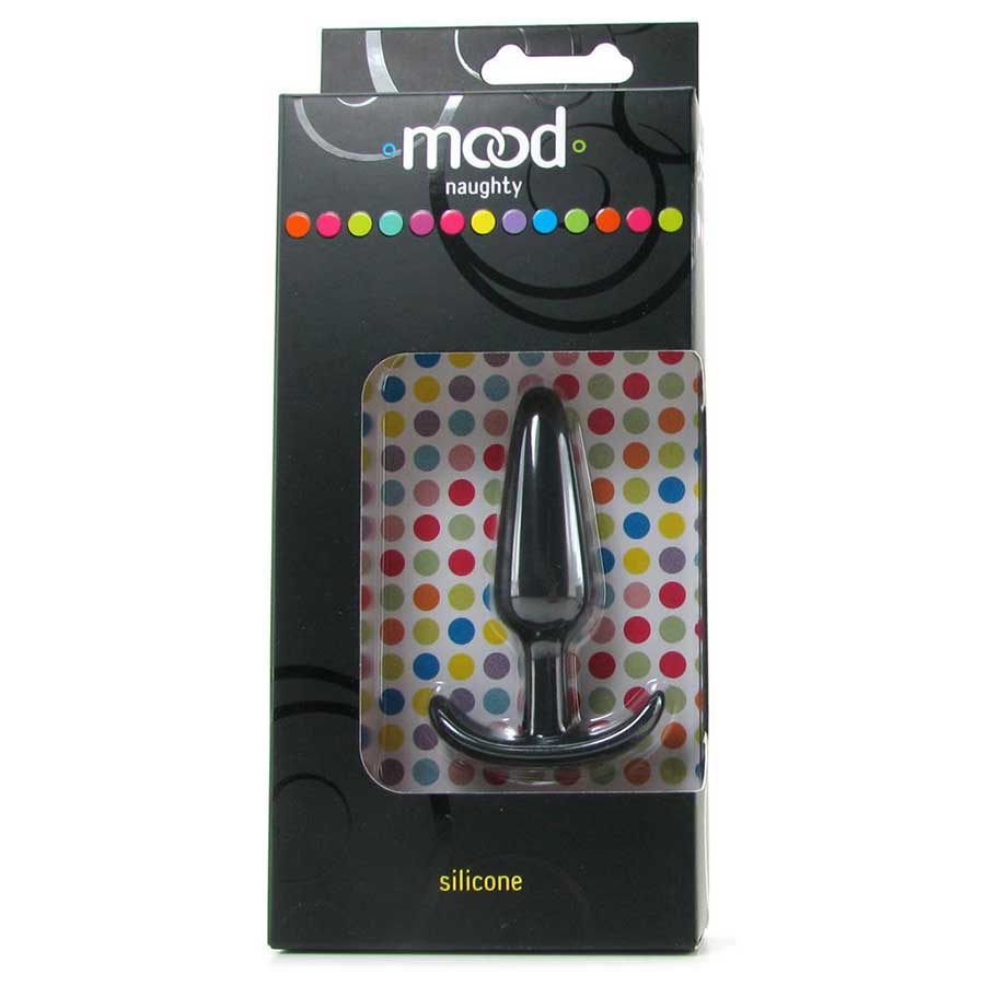 Mood Naughty Black Silicone Butt Plug by Doc Johnson (S,M,L, &amp; XL) Anal Sex Toys