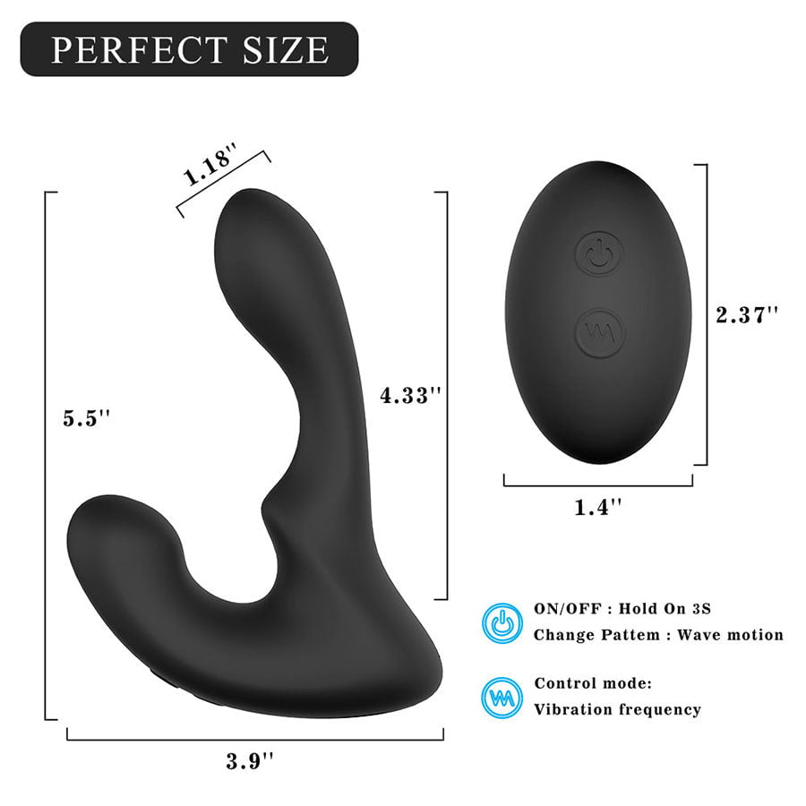 Motus Wave Motion "Come Hither" Vibrating Prostate Massager by Lynk Motus Wave Motion "Come Hither" Vibrating Prostate Massager by Lynk