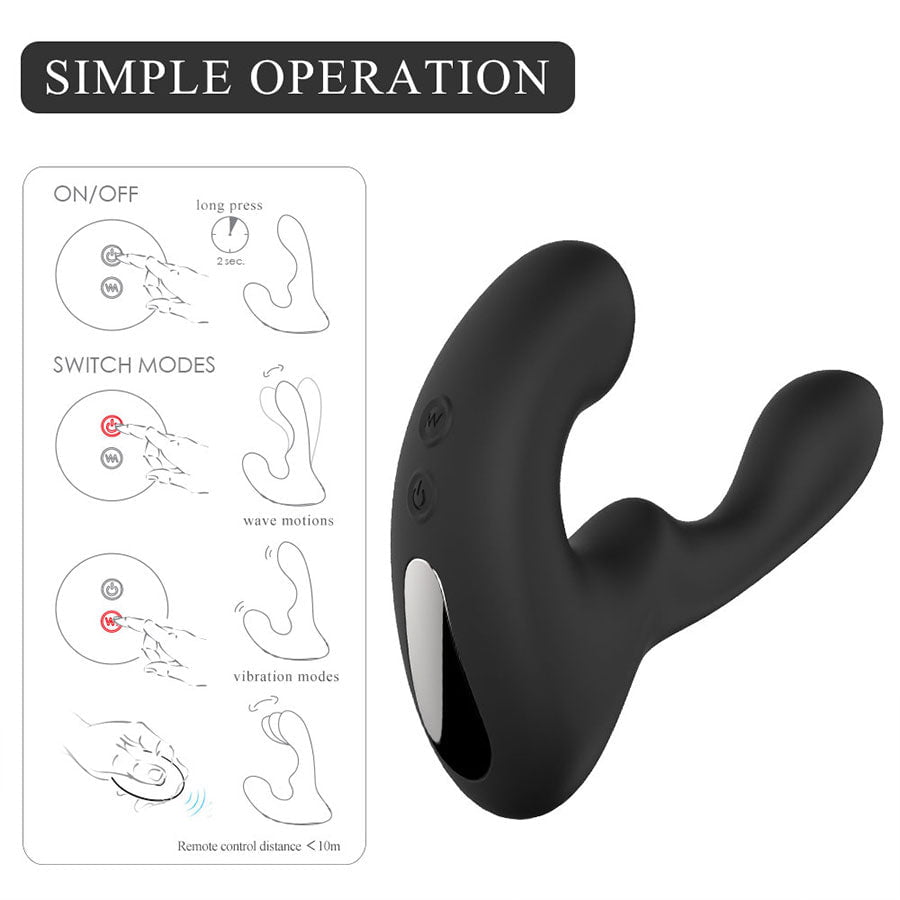 Motus Wave Motion "Come Hither" Vibrating Prostate Massager by Lynk Motus Wave Motion "Come Hither" Vibrating Prostate Massager by Lynk