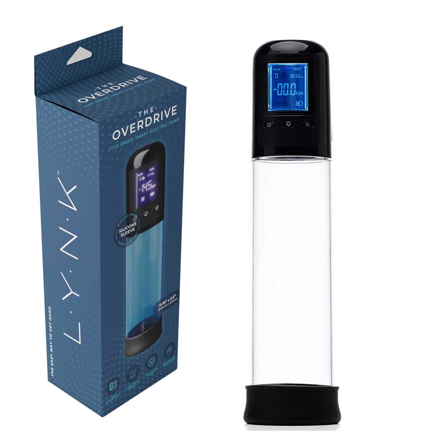 Overdrive Smart Automatic 5 Speed Electric Penis Pump By Lynk Pleasure Penis Pumps