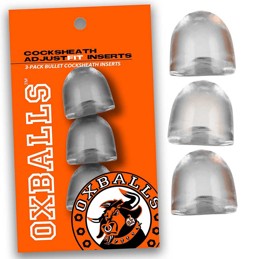 Oxballs Adjustfit Cock Sheath Penis Sleeve Extension Insert 3 Pack