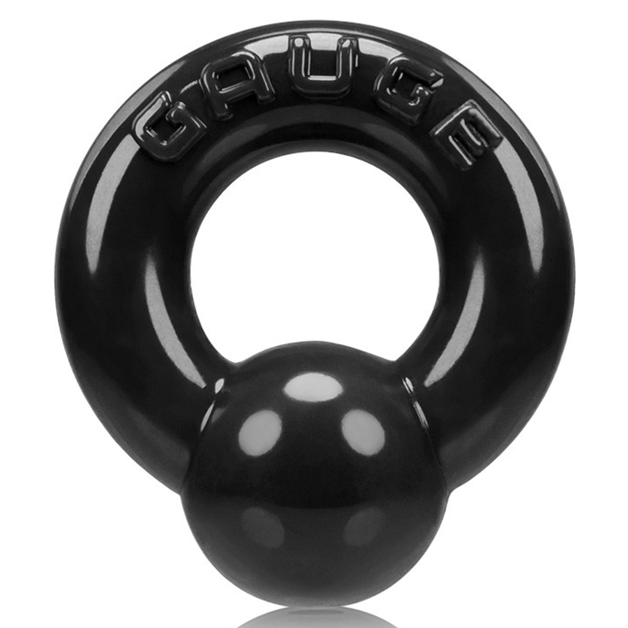 Oxballs Gauge Stretchy Beaded Cock Ring Cock Rings Black
