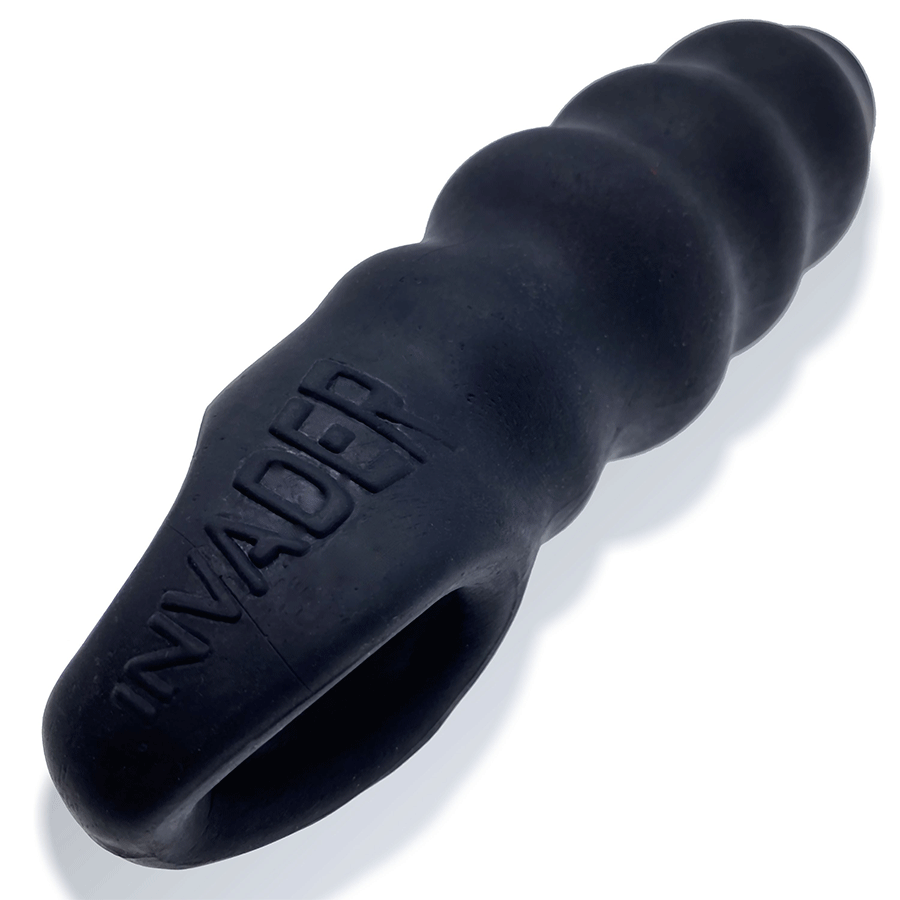 Oxballs Invader Rippled Open-Ended Silicone Cock Sheath Extender Cock Sheaths