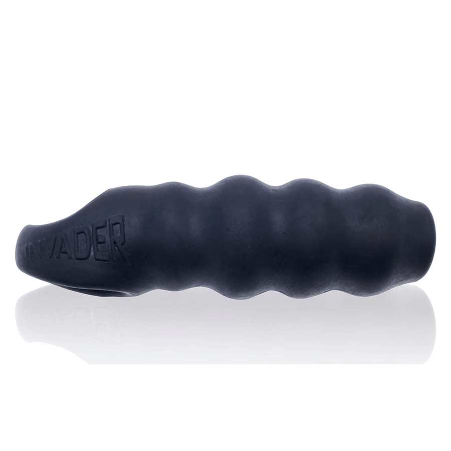 Oxballs Invader Rippled Open-Ended Silicone Cock Sheath Extender Cock Sheaths
