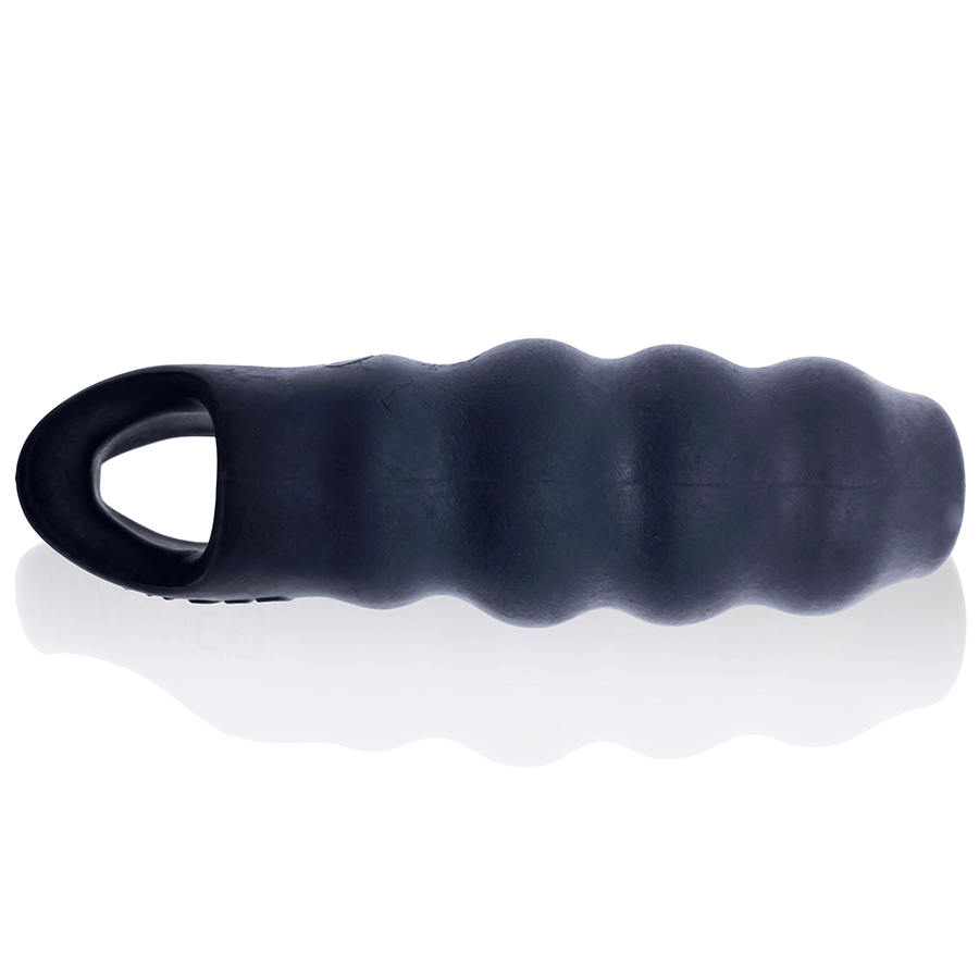 Oxballs Invader Rippled Open-Ended Silicone Cock Sheath Extender Cock Sheaths