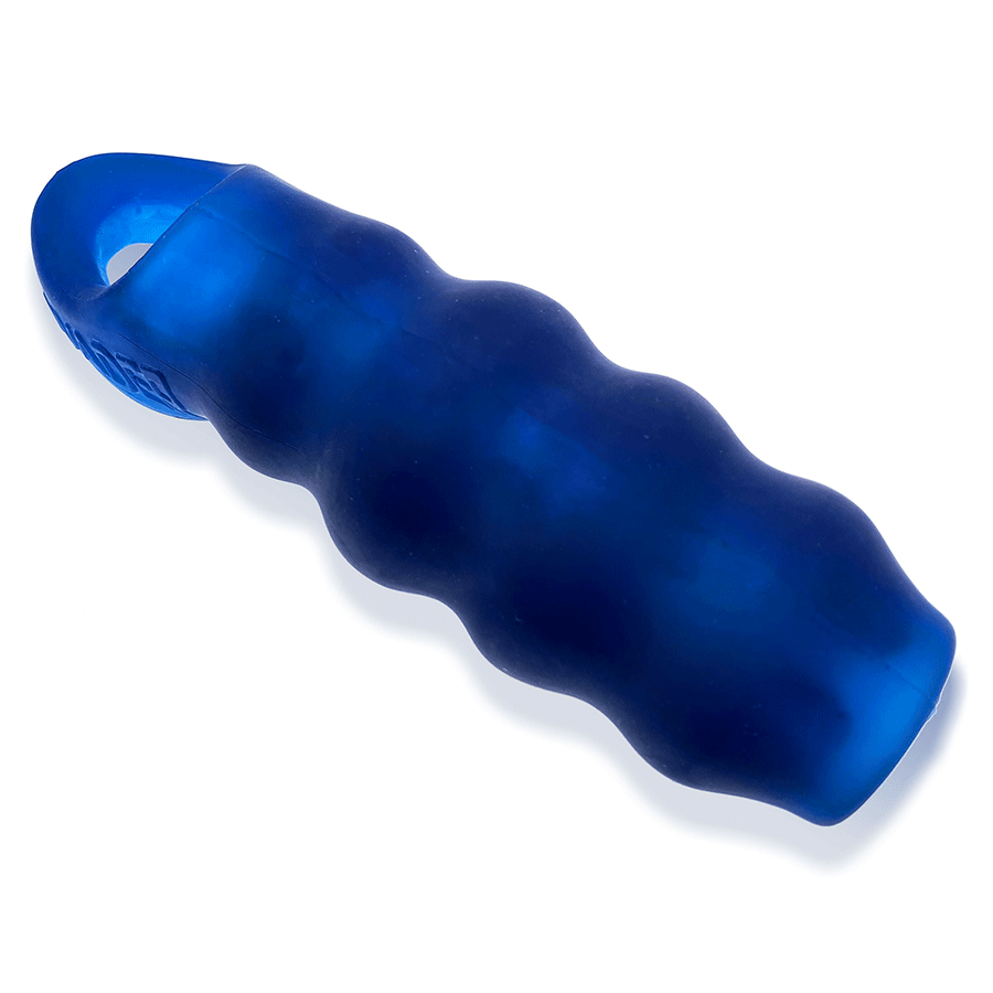 Oxballs Invader Rippled Open-Ended Silicone Cock Sheath Extender Cock Sheaths