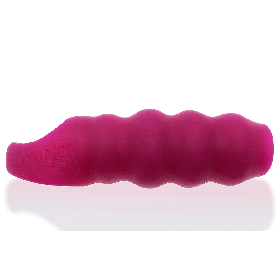 Oxballs Invader Rippled Open-Ended Silicone Cock Sheath Extender Cock Sheaths