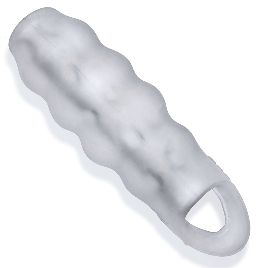 Oxballs Invader Rippled Open-Ended Silicone Cock Sheath Extender Cock Sheaths