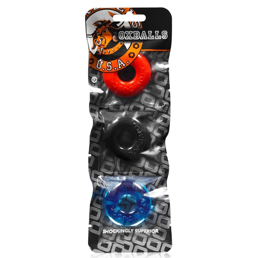 Oxballs Ringer Stretchy Cock Ring 3 Pack Cock Rings