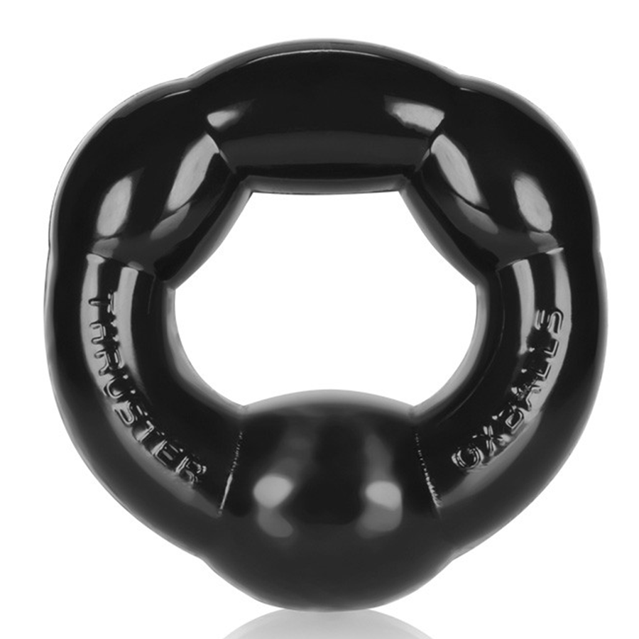 Oxballs Thruster Stretchy Beaded Cock Ring Cock Rings Black