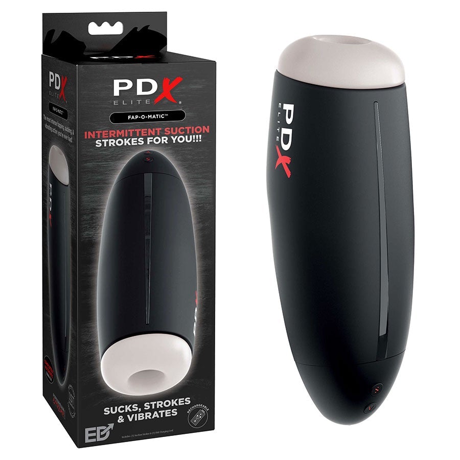 PDX Elite Fap-O-Matic Suction Stroking Masturbator by Pipedream Produc PDX Elite Fap-O-Matic Suction Stroking Masturbator by Pipedream Produc