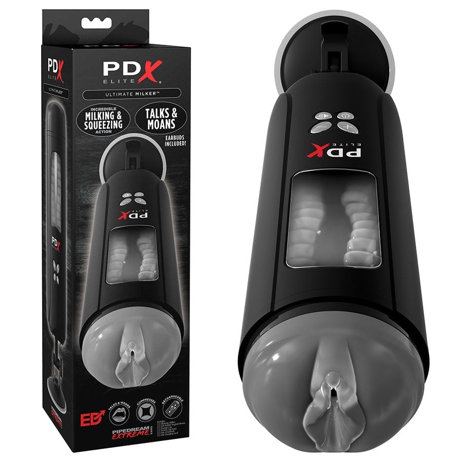 PDX Elite Rechargeable Ultimate Milker Pussy Masturbator PDX Elite Rechargeable Ultimate Milker Pussy Masturbator