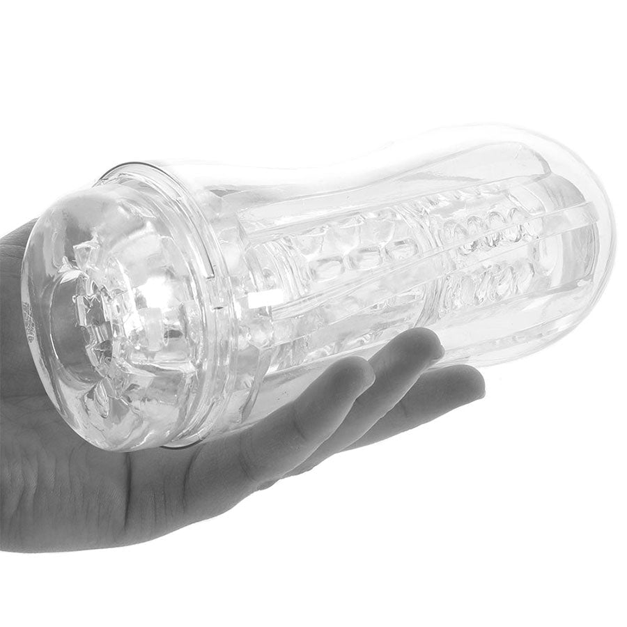 PDX Elite ViewTube Clear Stroker for Men by Pipedream Products PDX Elite ViewTube Clear Stroker for Men by Pipedream Products