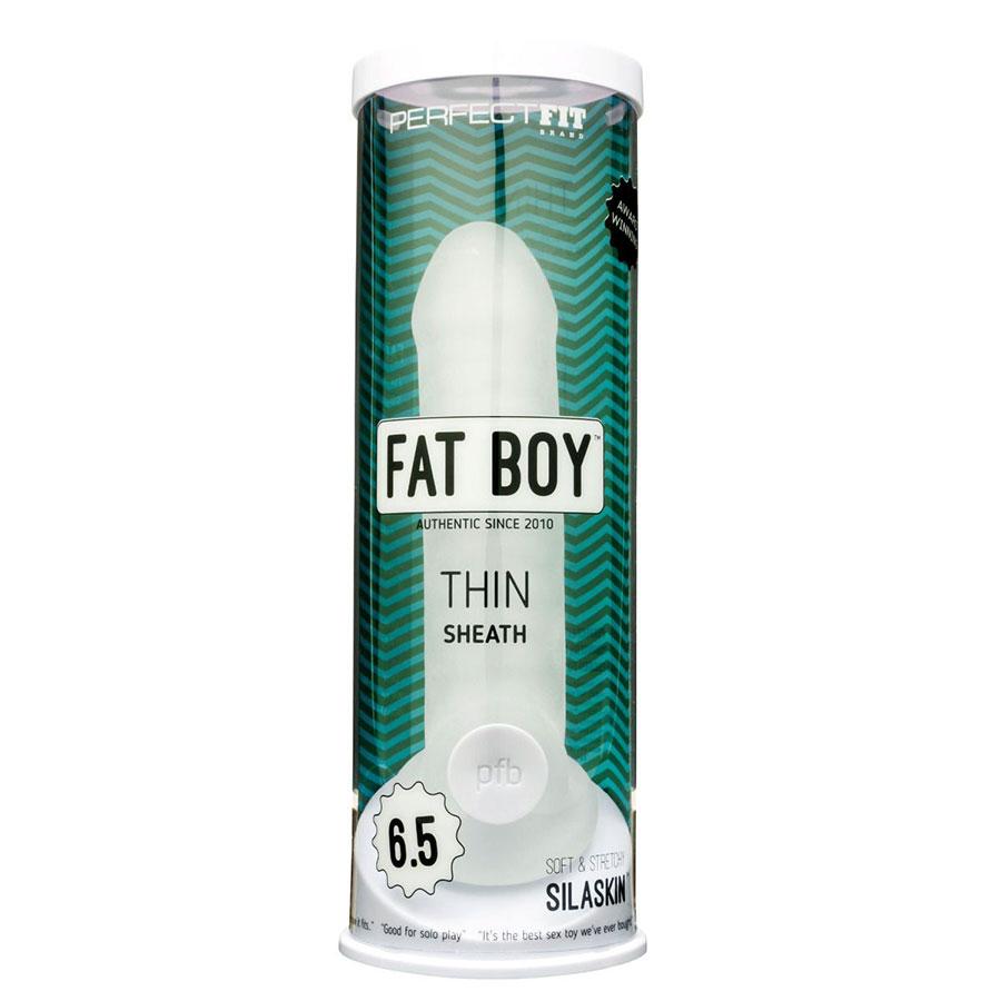 Penis Extension Sleeve Fat Boy Thin Clear Cock Sheath (5.5&quot; or 6.5&quot;) Cock Sheaths