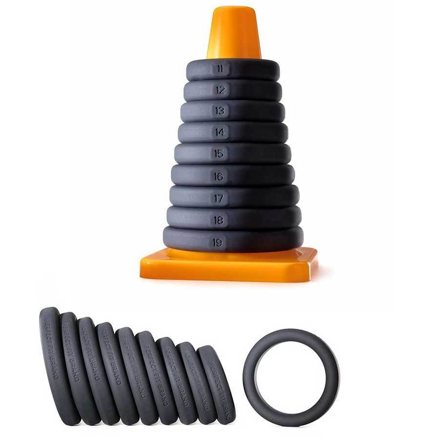 Perfect Fit 9 Silicone Cock Ring Play Zone Erection Kit for Men Cock Rings