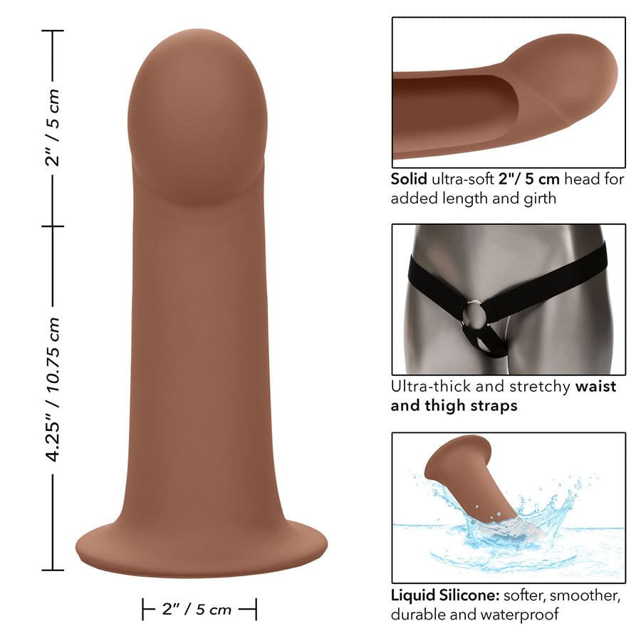 Performance Maxx Hollow Penis Extension with Harness Brown or Tan Cock Sheaths