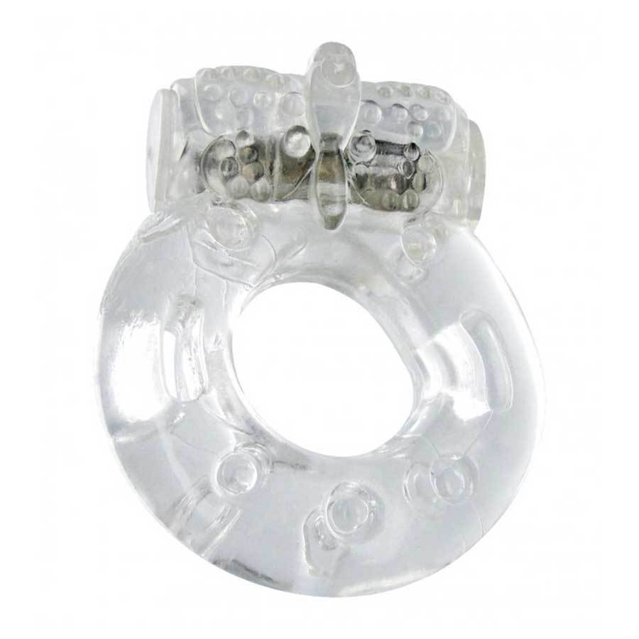 Platinum Orgasmic Vibrating Cock Ring for Couples Clear Penis Ring