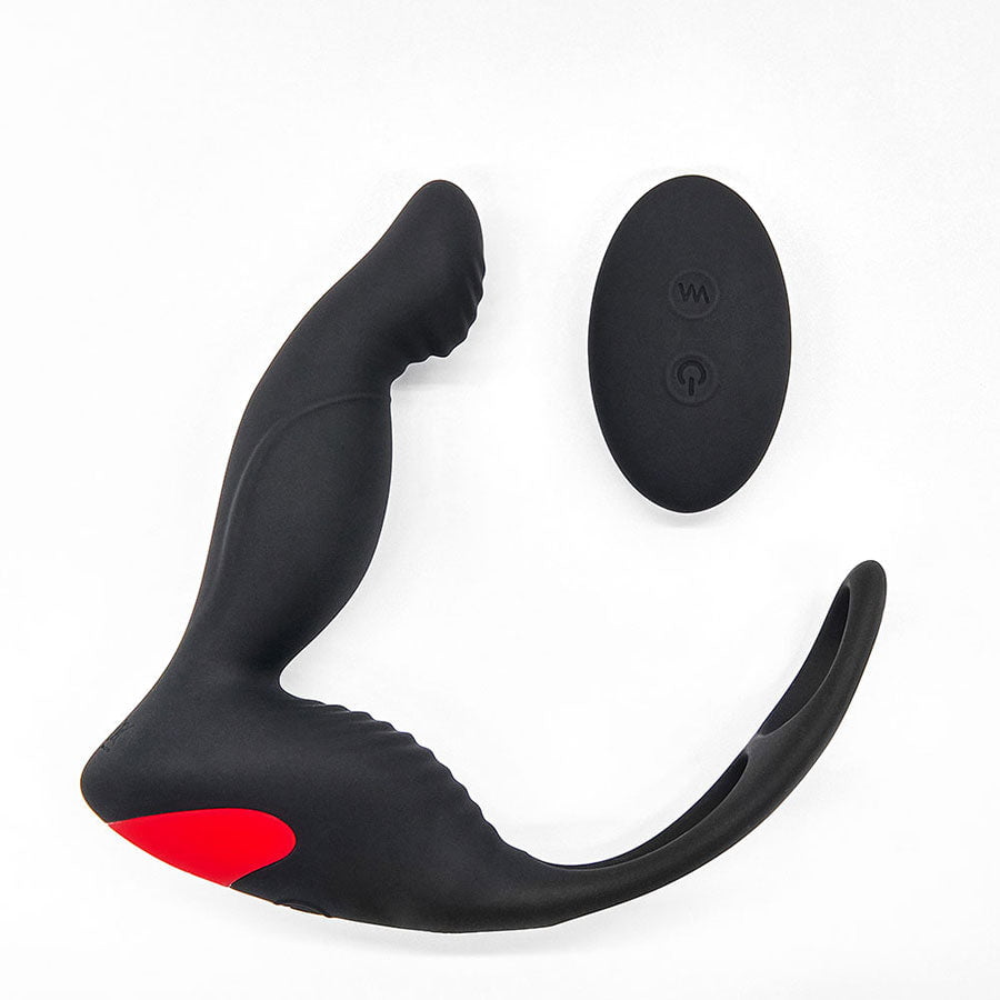 PPD 9-Speed Vibrating Prostate Massager and Cock Ring