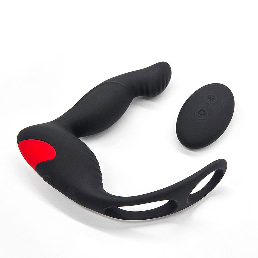 PPD 9-Speed Vibrating Prostate Massager and Cock Ring Anal Sex Toys