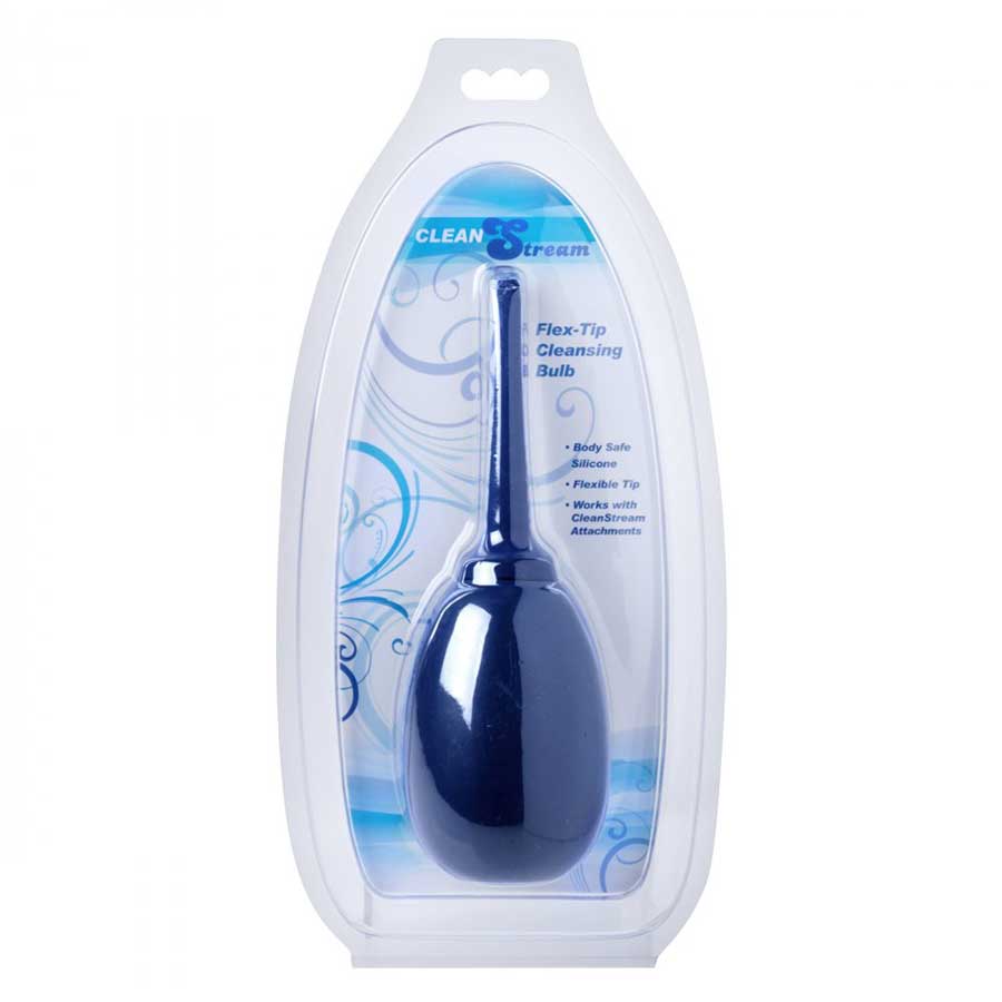 Premium Flex Tip 8 oz Silicone Anal Enema Cleansing Bulb by CleanStream Anal Douche