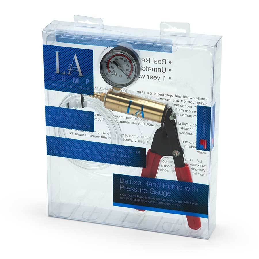 Premium Trigger Grip Metal Hand Pump & Gauge for Penis Pumps Accessories