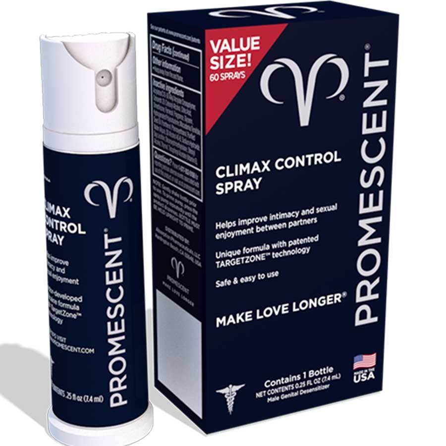Promescent Spray for Climax Control | Lidocaine Delay Spray for Men Delay Spray 7.4 mL