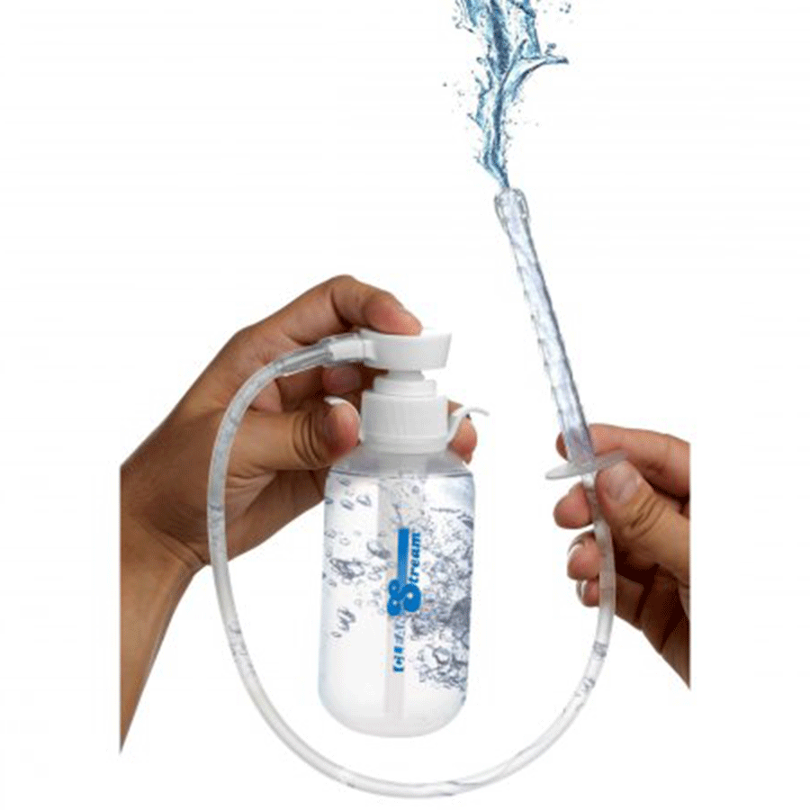 Pump Action Anal Enema and Douche Bottle with Comfort Tip 300 ml by CleanStream Anal Douche