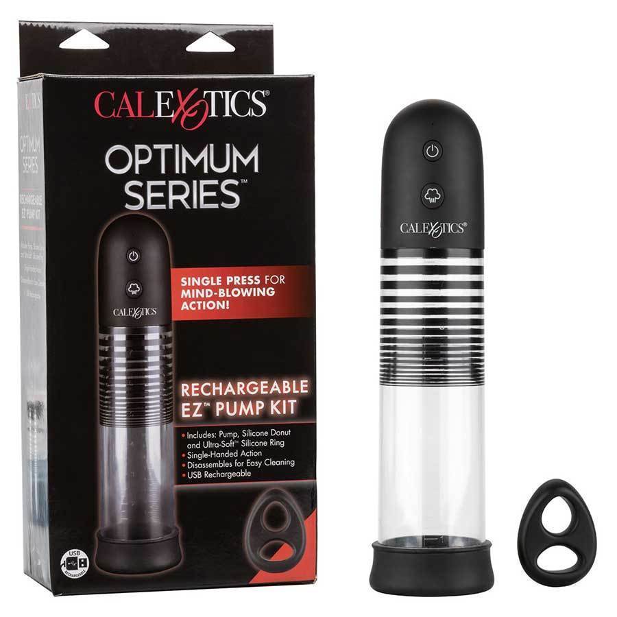 Rechargeable EZ Electric Penis Pump Kit Optimum Series by Cal Exotics Penis Pumps