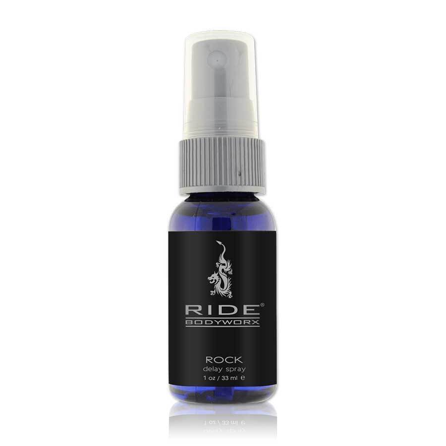 Ride Bodyworx ROCK Benzocaine Infused Male Delay Spray 1 oz by Sliquid Delay Spray