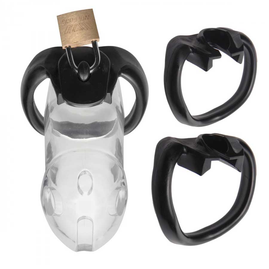 Rikers Locking 2.75 Inch Adjustable Chastity Cage by Master Series Chastity