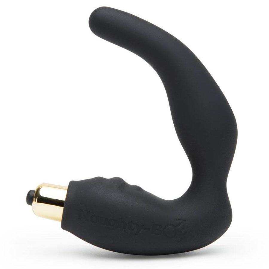 Rocks Off Naughty Boy Vibrating Black Prostate Massager & Perineum Stimulator Prostate Massagers