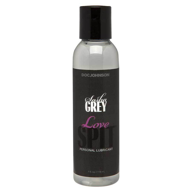 Sasha Grey Love Spit Lube Water Based Sex Lubricant 4 oz Lubricant