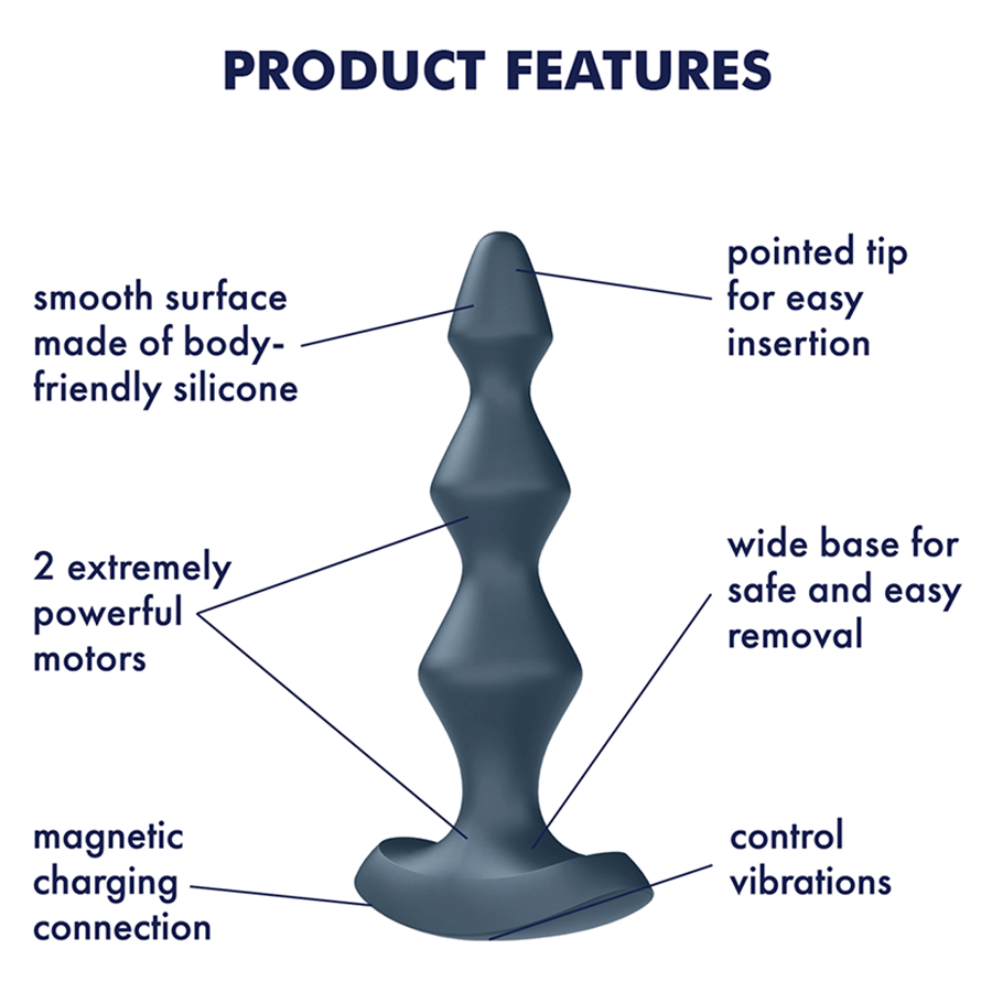 Satisfyer Lolli Plug 1 Silicone Vibrating Anal Plug Anal Sex Toys